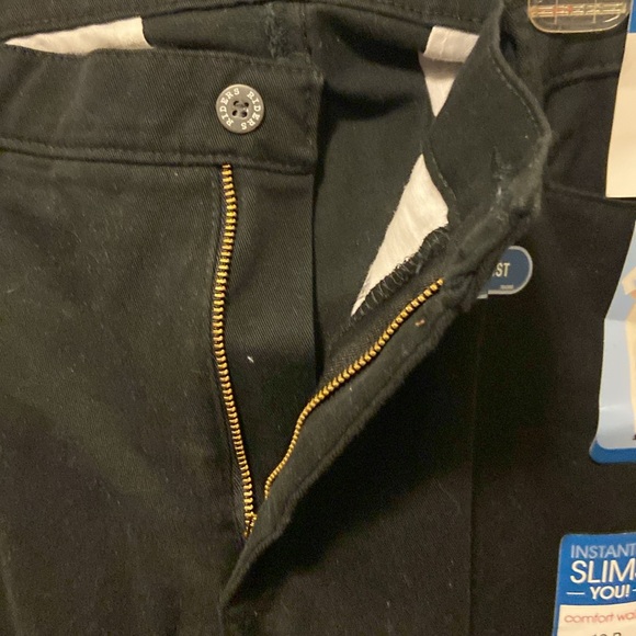 Black Lee Riders Plain Front Jeans 18 Petite w/stretch Waist 36” length 39” - Picture 11 of 11